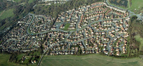 Downswood aerial view